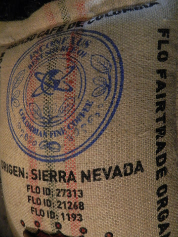 Organic Colombia Sierra Nevada Coffee Bag f