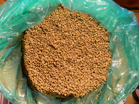 Organic Ethiopia Bishan Fugu natural Unroasted Coffee Beans b