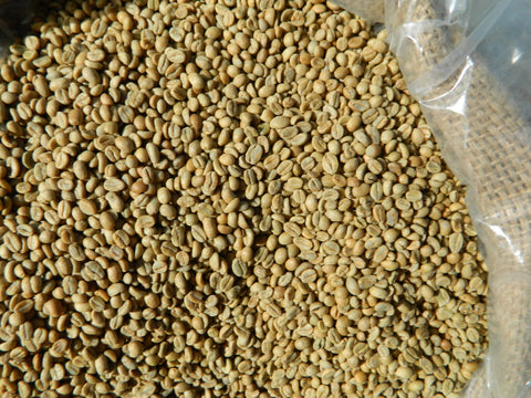 Organic WORKA Ethiopia Dry green coffee beans j