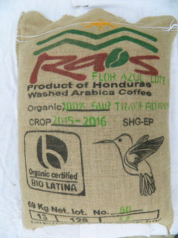 Organic Honduras RAOS Marcala coffee bag L