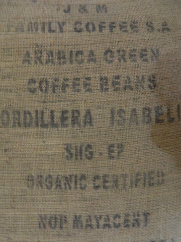 Organic Nicaragua Nueva Segovia coffee bag M
