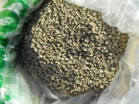 Ethiopia Yirgacheff unroasted coffee beans