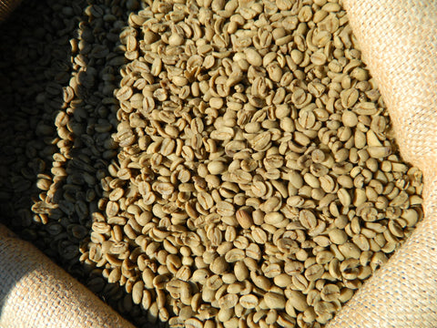 Ethiopia Sidamo decaffeinated green coffee beans c