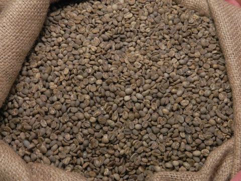 Flores unroasted organic coffee beans