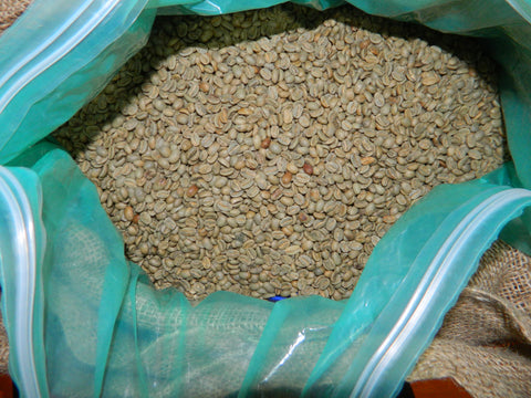 Organic PNG PSC Unroasted Coffee Beans e