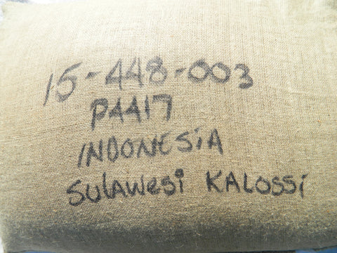 Sulawesi Kalossi Arabica coffee bag F