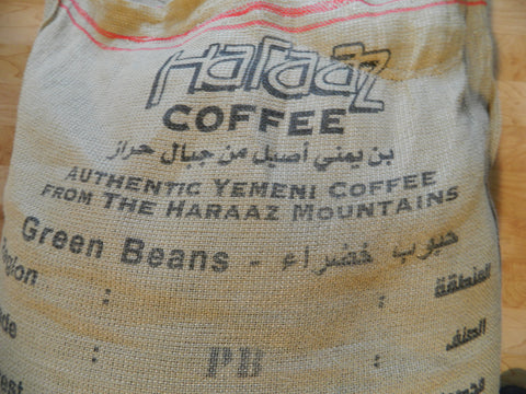 Yemen Peaberry Haraaz coffee bag b